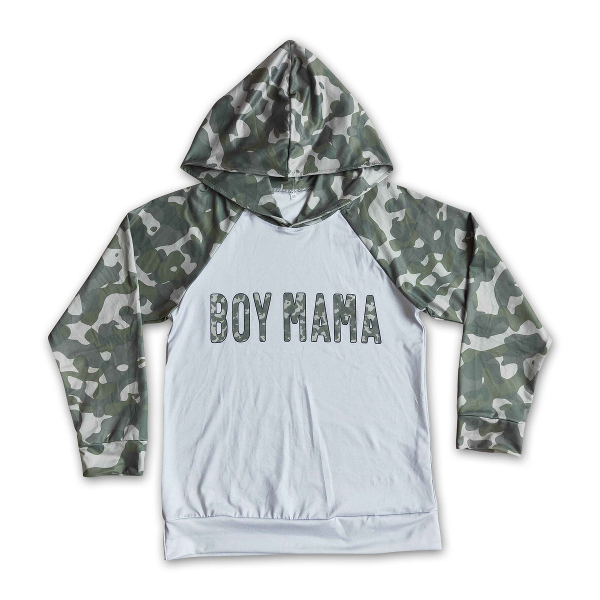 Boy mama camo long sleeve adult shirt