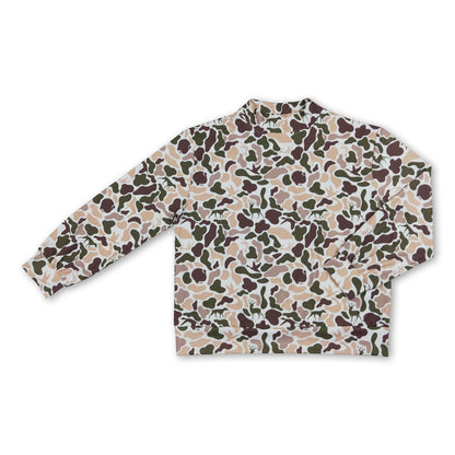 Long sleeves hunting camo adult women active top