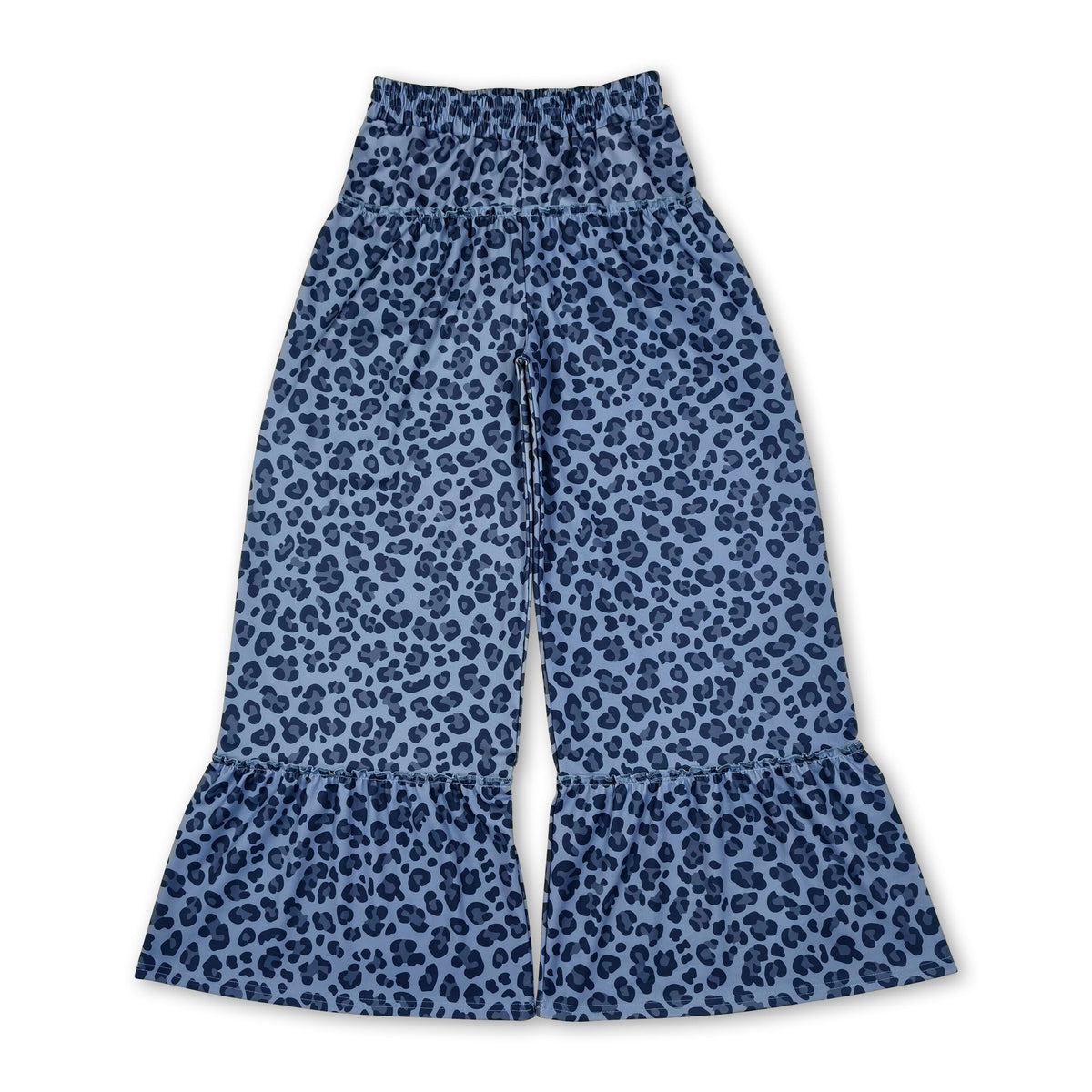 Black leopard patchwork adult women pants