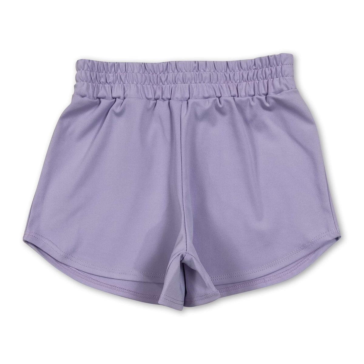 Lavender kids girls summer yoga active shorts